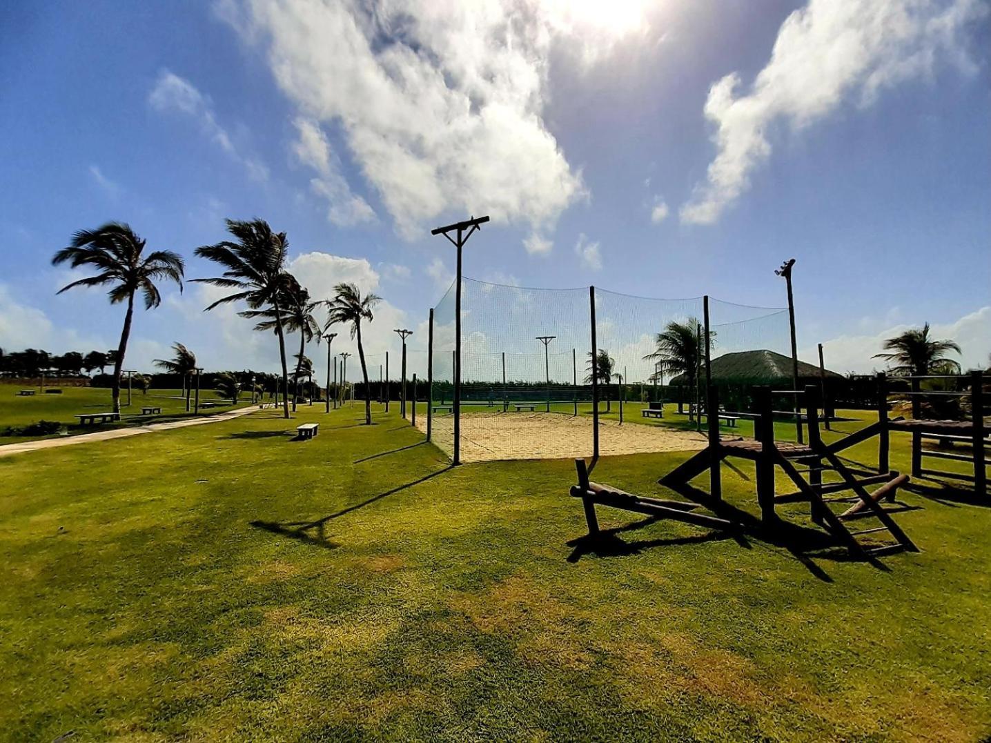 Beach Living - Porto Das Dunas - Ap Terreo 300M Beach Park Pe Na Areia Aquiraz Exterior foto
